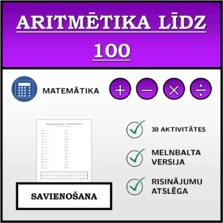 Savienošanas uzdevums: Aritmētika līdz 100