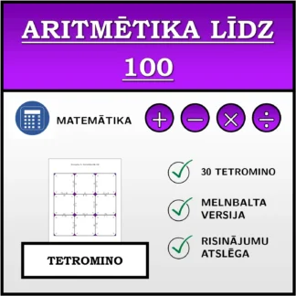 Tetromino: Aritmētika līdz 100