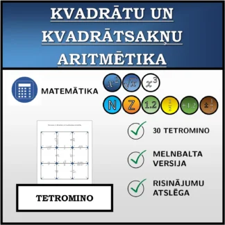 Tetromino: Kvadrātu un kvadrātsakņu aritmētika