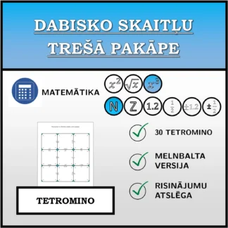 Tetromino: Dabisko skaitļu trešā pakāpe