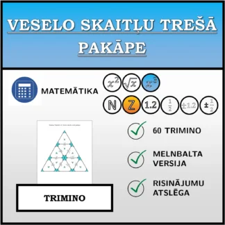 Trimino: Veselo skaitļu trešā pakāpe