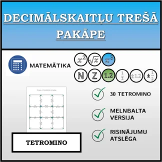 Tetromino: Decimālskaitļu trešā pakāpe
