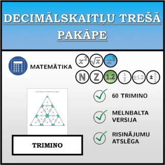 Trimino: Decimālskaitļu trešā pakāpe