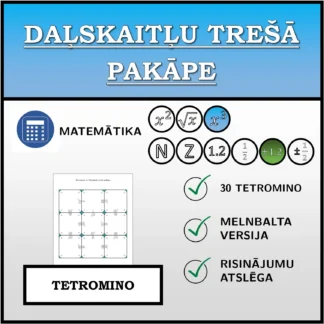 Tetromino: Daļskaitļu trešā pakāpe