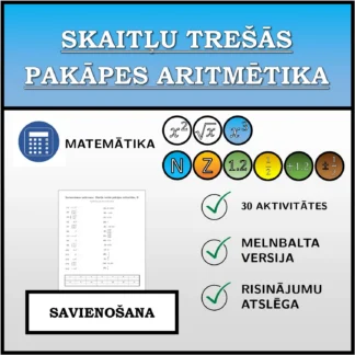 Savienošanas uzdevums: Skaitļu trešās pakāpes aritmētika