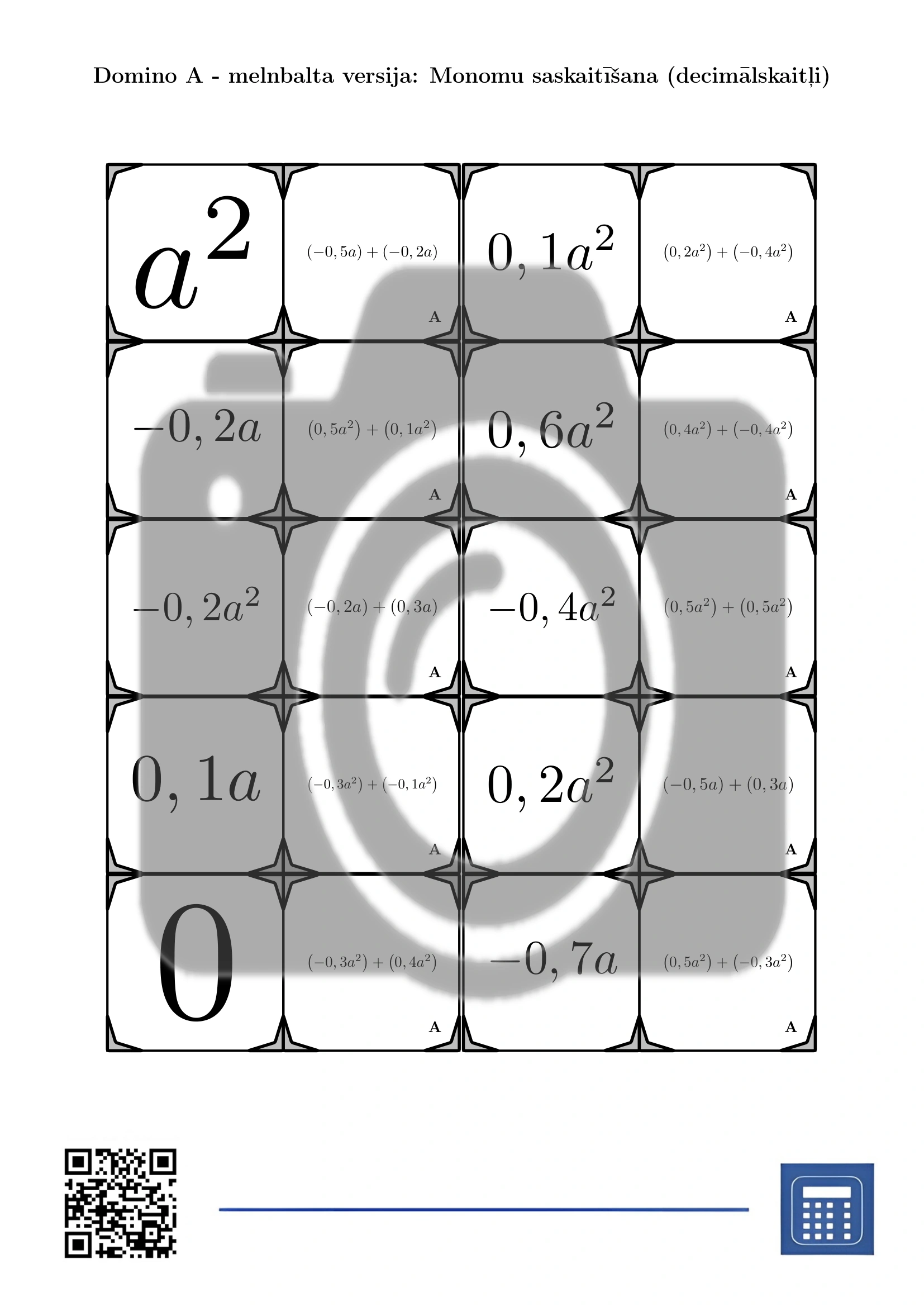 Domino: Monomu saskaitīšana (decimālskaitļi) - Image 3