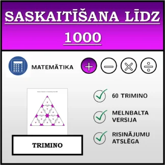 Trimino: Saskaitīšana līdz 1000