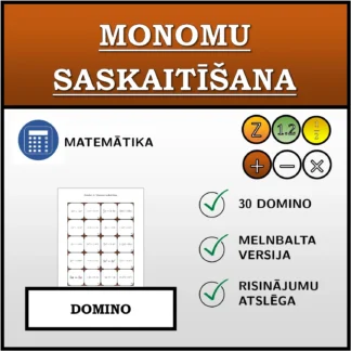 Domino: Monomu saskaitīšana