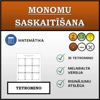Tetromino: Monomu saskaitīšana