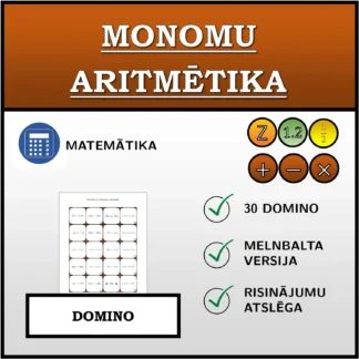 Domino: Monomu aritmētika