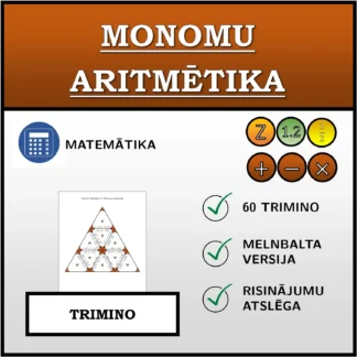 Trimino: Monomu aritmētika