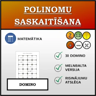 Domino: Polinomu saskaitīšana