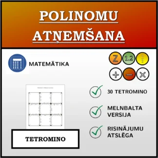 Tetromino: Polinomu atņemšana