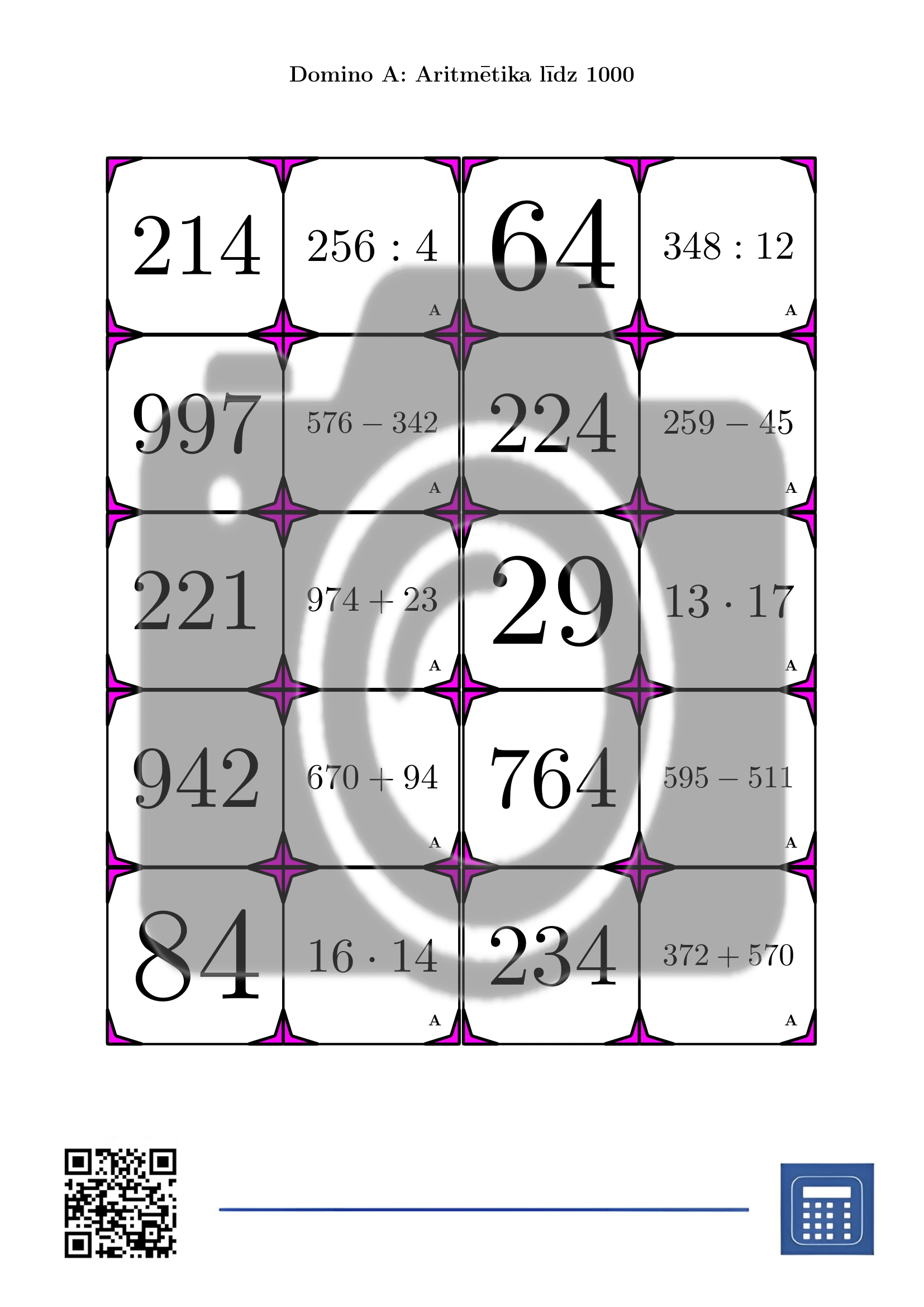 Domino: Aritmētika līdz 1000 - Image 2