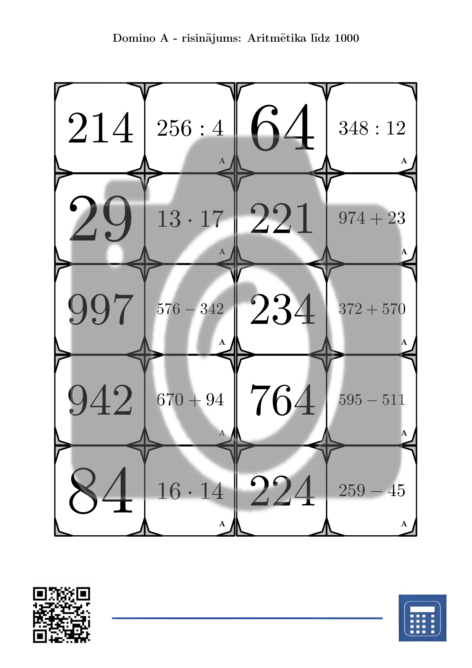 Domino: Aritmētika līdz 1000 - Image 4