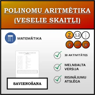 Savienošanas uzdevums: Polinomu aritmētika (veselie skaitļi)