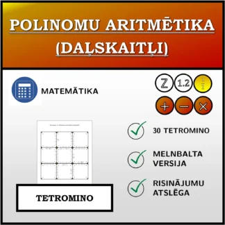 Tetromino: Polinomu aritmētika (daļskaitļi)