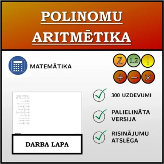 Darba lapa: Polinomu aritmētika