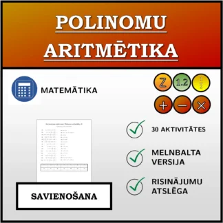 Savienošanas uzdevums: Polinomu aritmētika