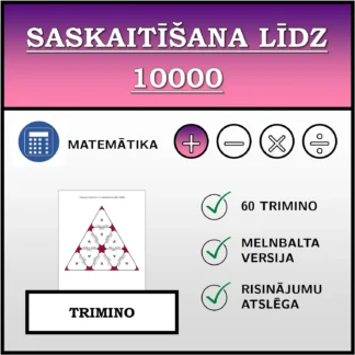 Trimino: Saskaitīšana līdz 10000