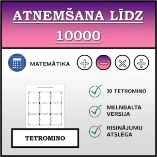 Tetromino: Atņemšana līdz 10000