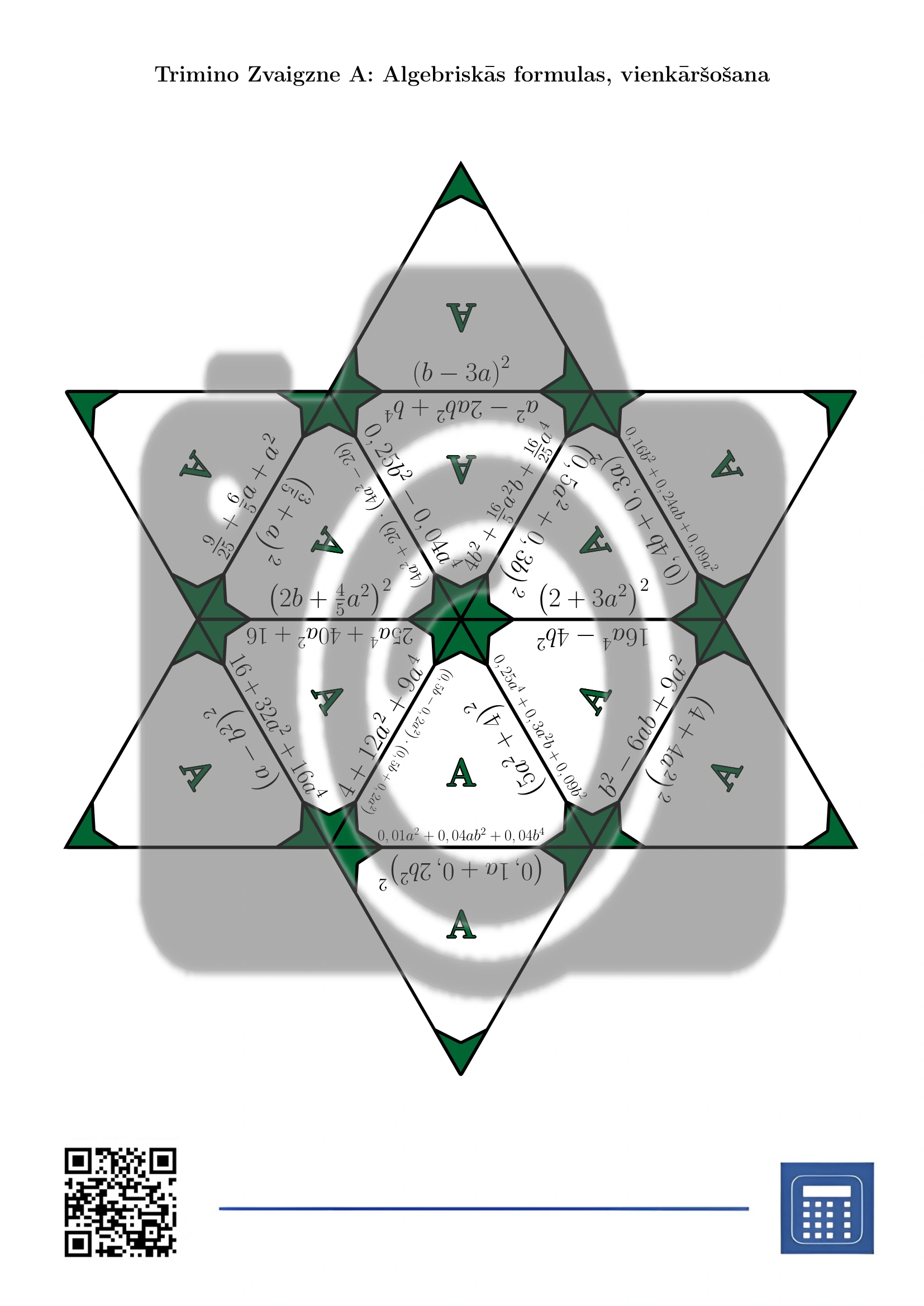 Trimino: Algebriskās formulas, vienkāršošana - Image 4
