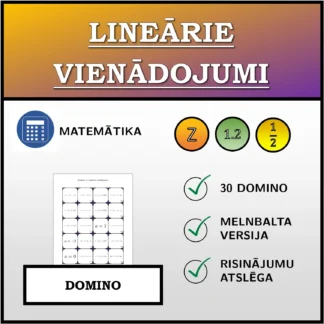 Domino: Lineārie vienādojumi
