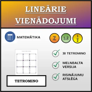 Tetromino: Lineārie vienādojumi