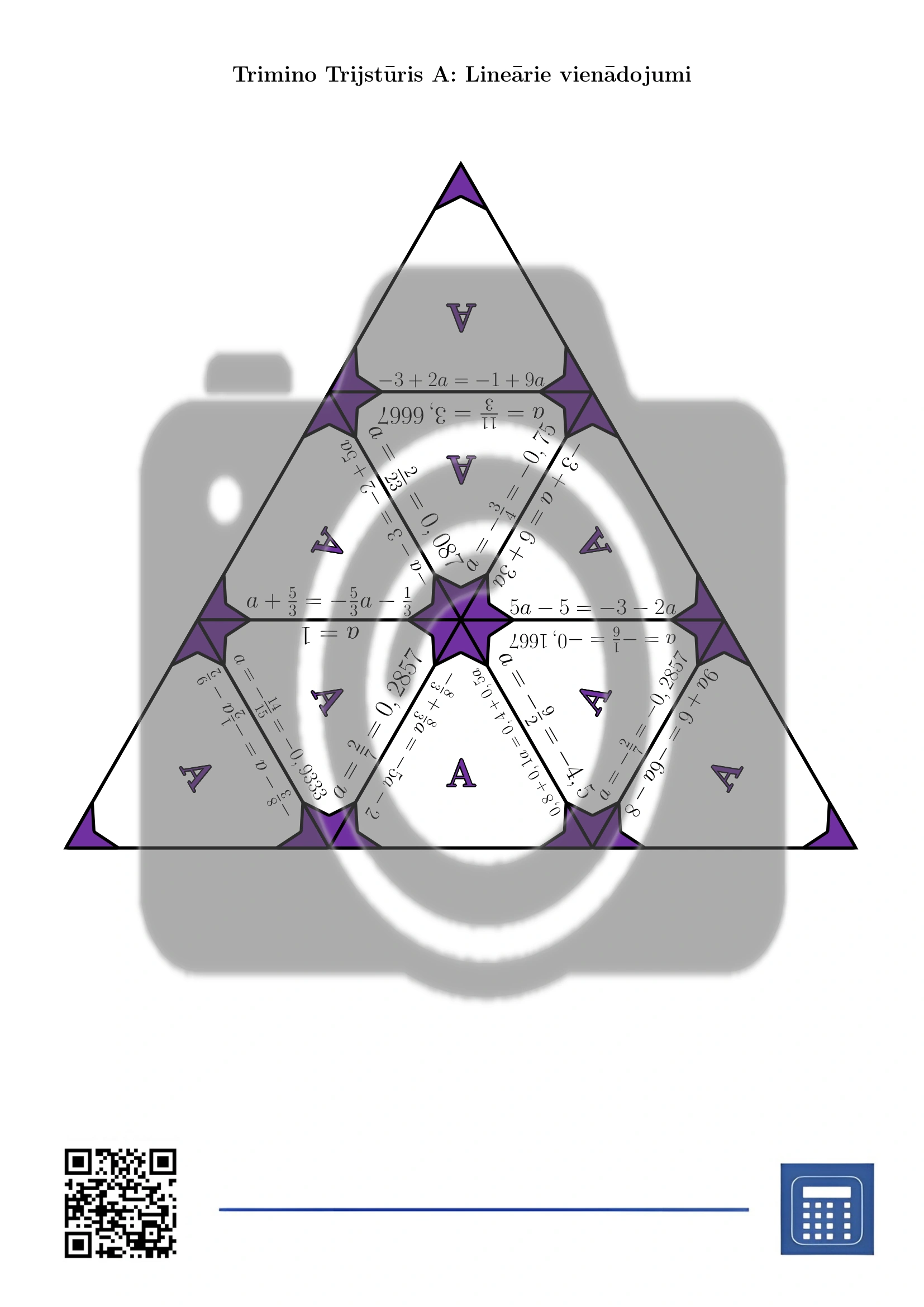 Trimino: Lineārie vienādojumi - Image 2