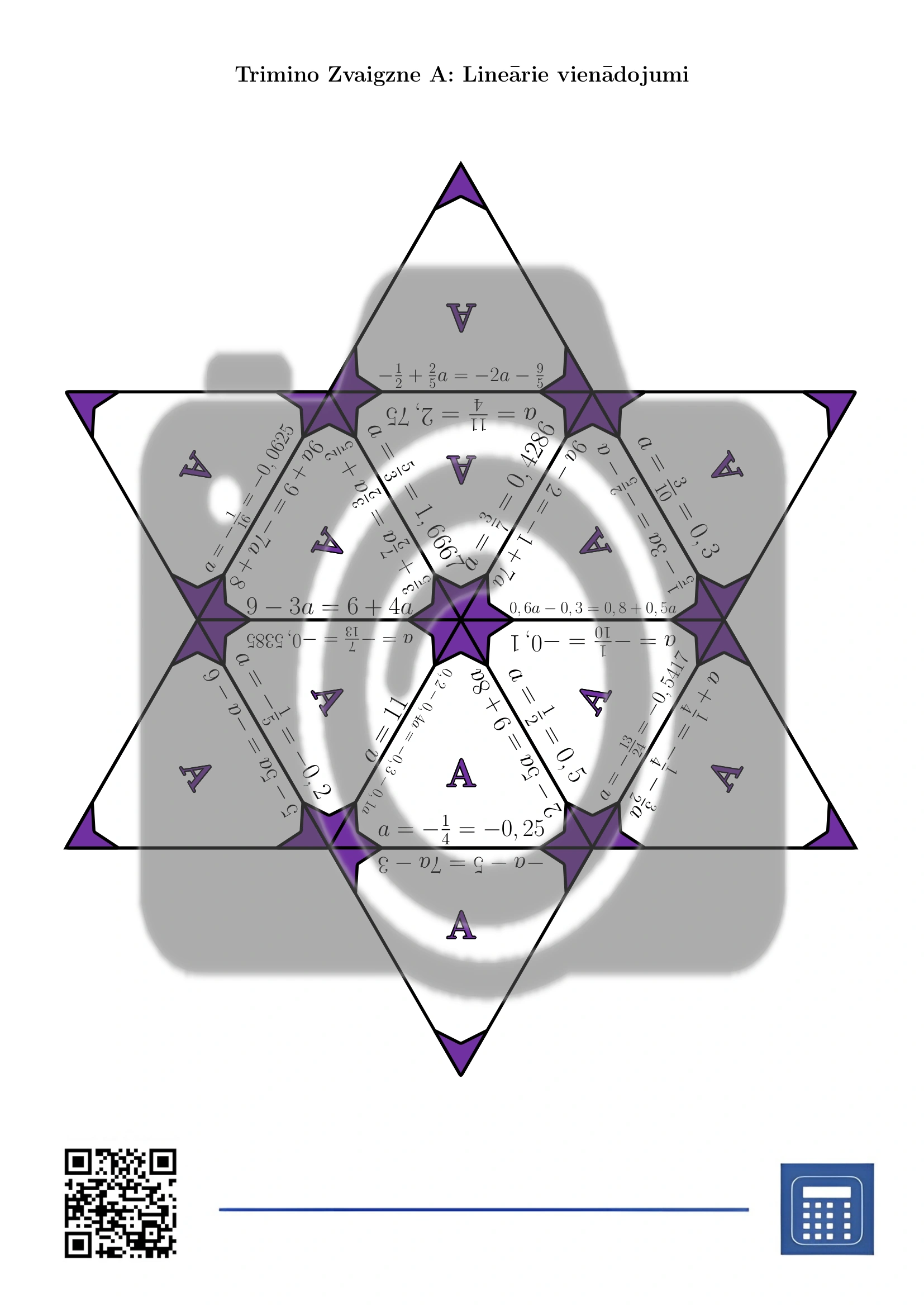 Trimino: Lineārie vienādojumi - Image 4