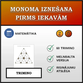 Trimino: Monoma iznešana pirms iekavām