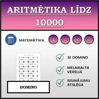 Domino: Aritmētika līdz 10000