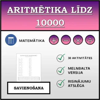 Savienošanas uzdevums: Aritmētika līdz 10000