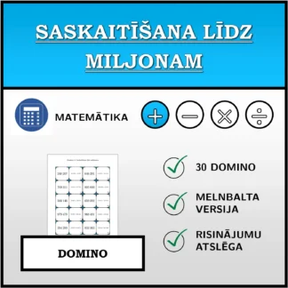 Domino: Saskaitīšana līdz miljonam