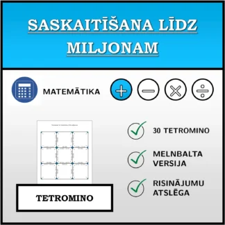 Tetromino: Saskaitīšana līdz miljonam