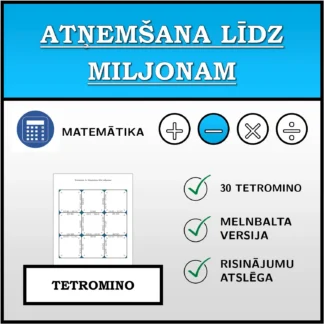 Tetromino: Atņemšana līdz miljonam
