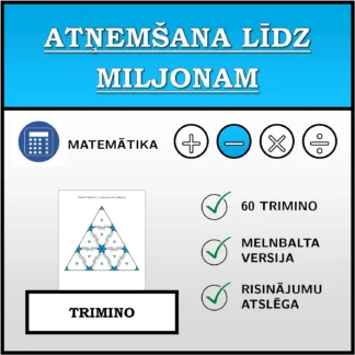 Trimino: Atņemšana līdz miljonam
