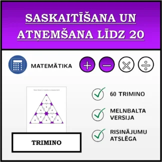 Trimino: Saskaitīšana un atņemšana līdz 20