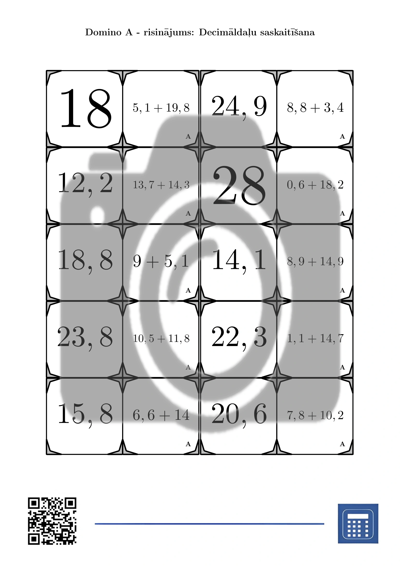 Domino: Decimāldaļu saskaitīšana - Image 4