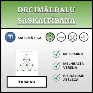 Trimino: Decimāldaļu saskaitīšana