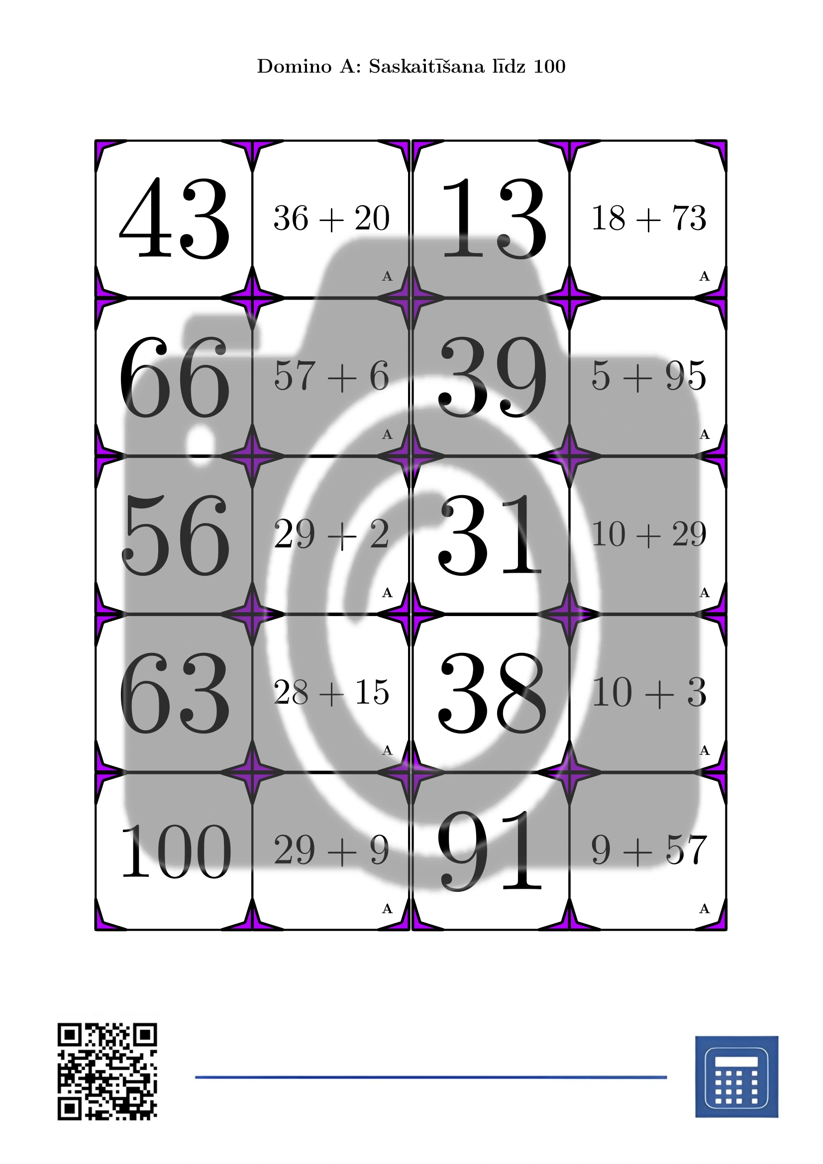 Domino: Saskaitīšana līdz 100 - Image 2