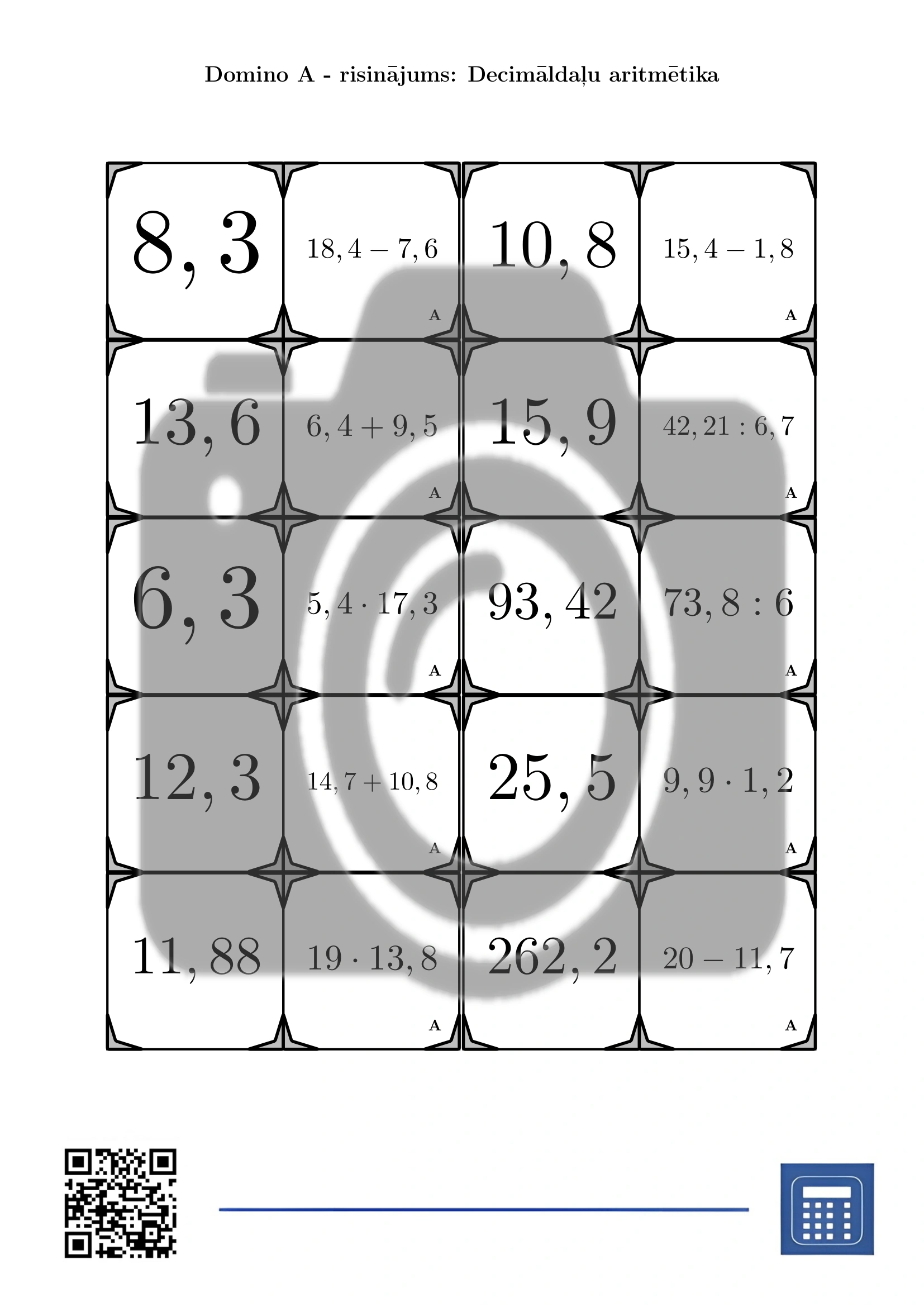 Domino: Decimāldaļu aritmētika - Image 4