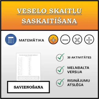 Savienošanas uzdevums: Veselo skaitļu saskaitīšana