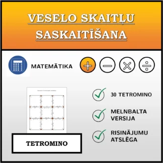 Tetromino: Veselo skaitļu saskaitīšana