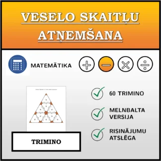 Trimino: Veselo skaitļu atņemšana