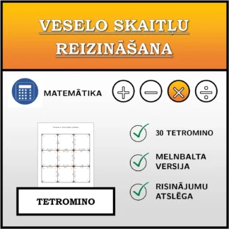 Tetromino: Veselo skaitļu reizināšana
