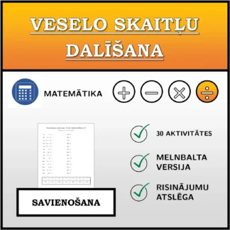Savienošanas uzdevums: Veselo skaitļu dalīšana