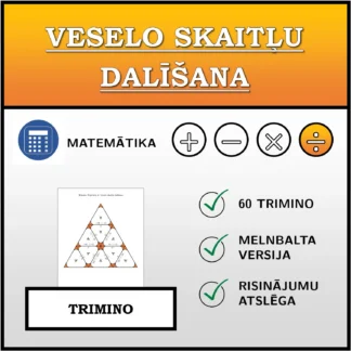Trimino: Veselo skaitļu dalīšana