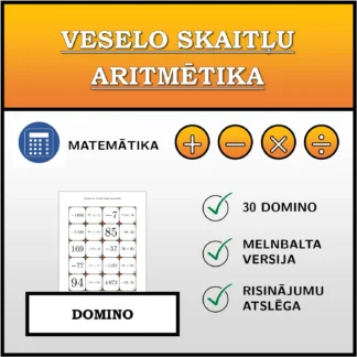 Domino: Veselo skaitļu aritmētika