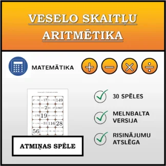 Atmiņas spēle: Veselo skaitļu aritmētika